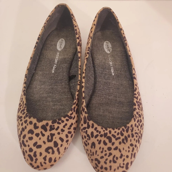 Dr. Scholl's Memory Foam Connect Tan/Leopard Print Ballet Flat in Size 6 - Picture 2 of 10